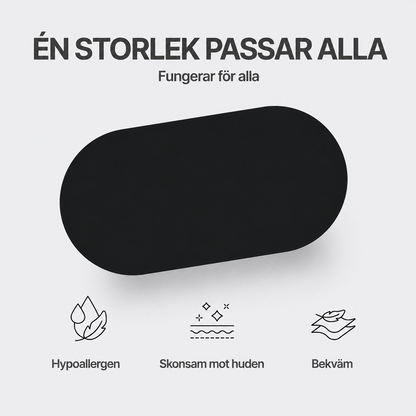 Svart muntejp