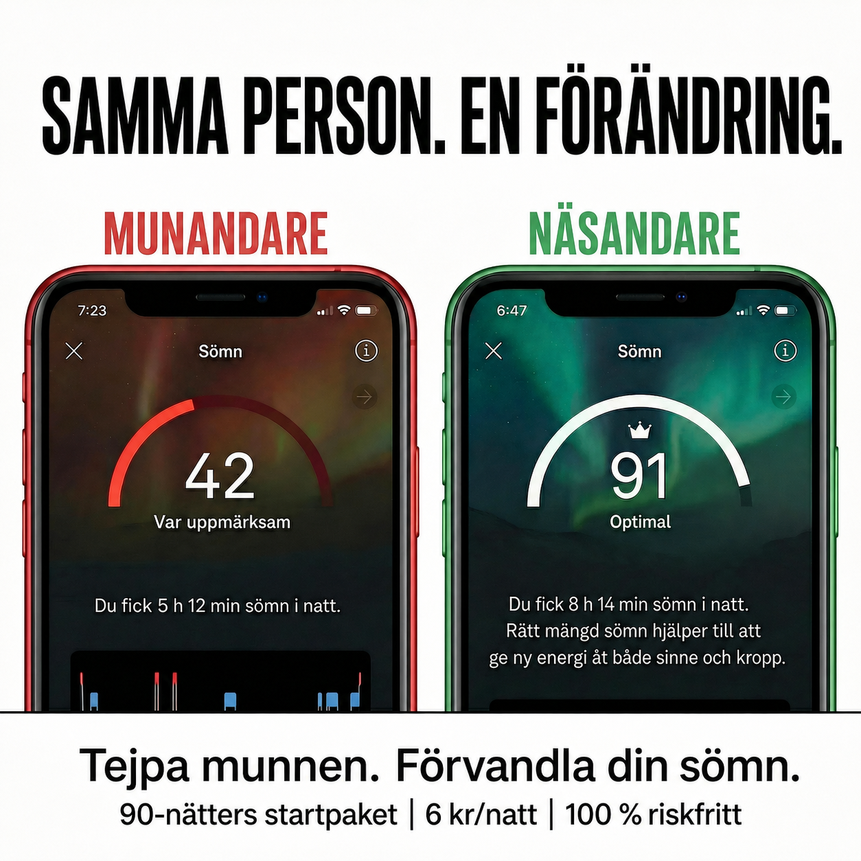 Svart muntejp